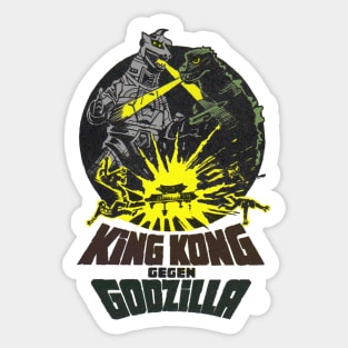 Giant ape vs Kaiju Sticker